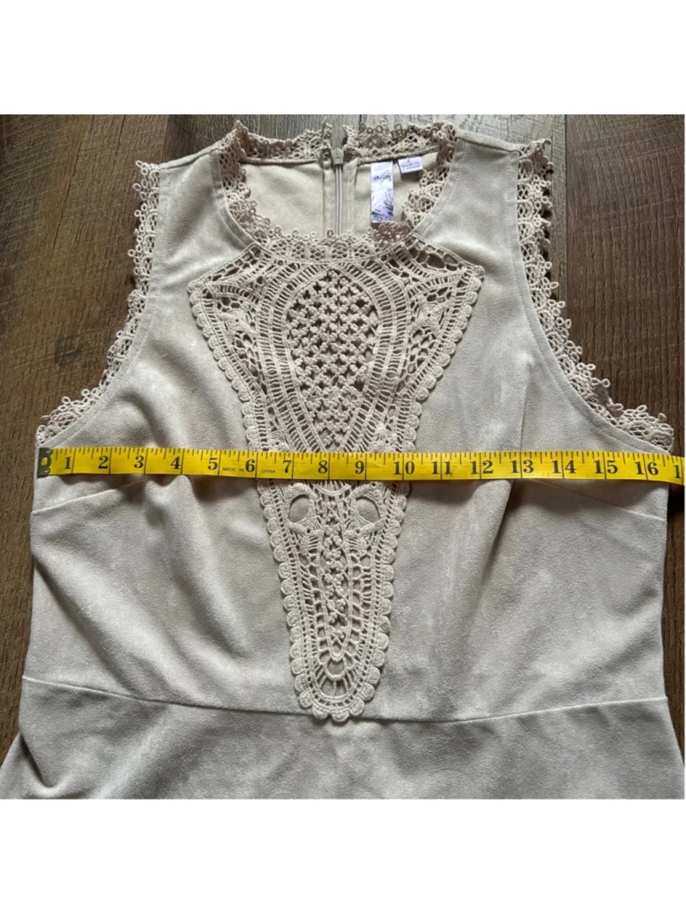 Women's Alya Dress Size L Beige Summer - Picture 6 of 9
